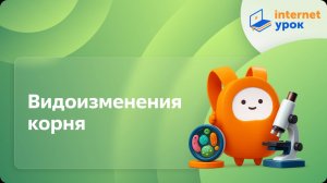 Биология 6 класс. Видоизменения корня