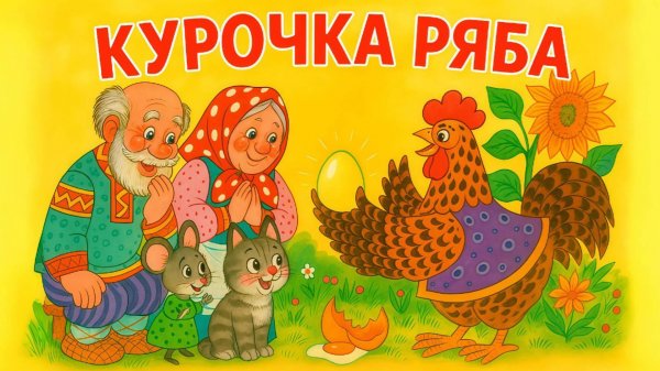 🐓 КУРОЧКА РЯБА 🥚 | РУССКАЯ НАРОДНАЯ СКАЗКА | МУЛЬТФИЛЬМ ДЛЯ ДЕТЕЙ