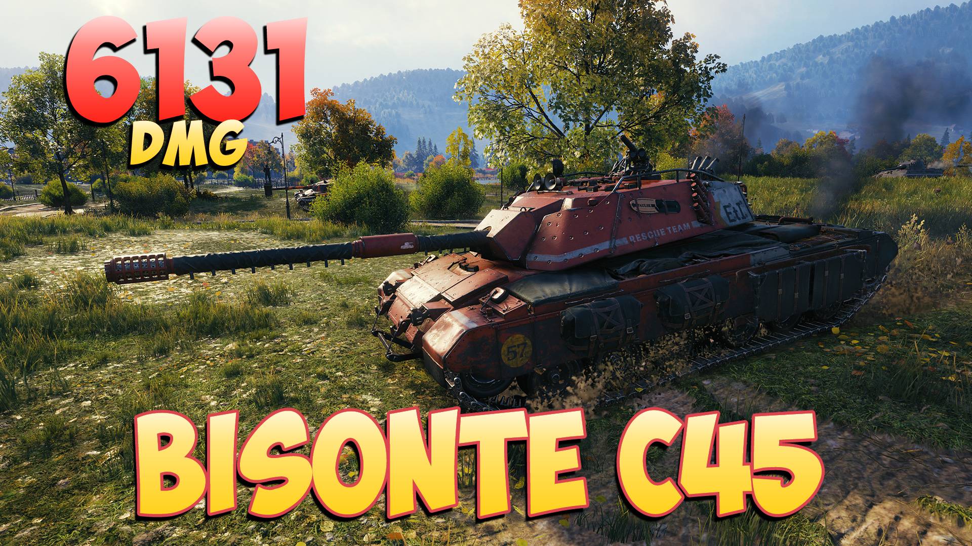 Bisonte C45 • Симулятор! - 3 Фрагов 6.1K Урона • Мир Танков