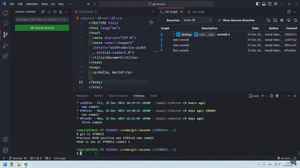 Git и GitHub для начинающих - часть 4