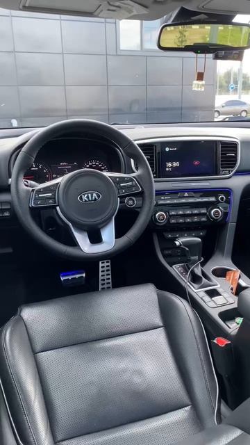 Kia Sportage 4. Перетяжка руля смотреть онлайн