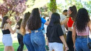 She Falls To The Ground When She See The Bushman _ Awesome Reactions