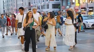 Bushman Prank_ Scaring People in Gran Vнa Street !!!