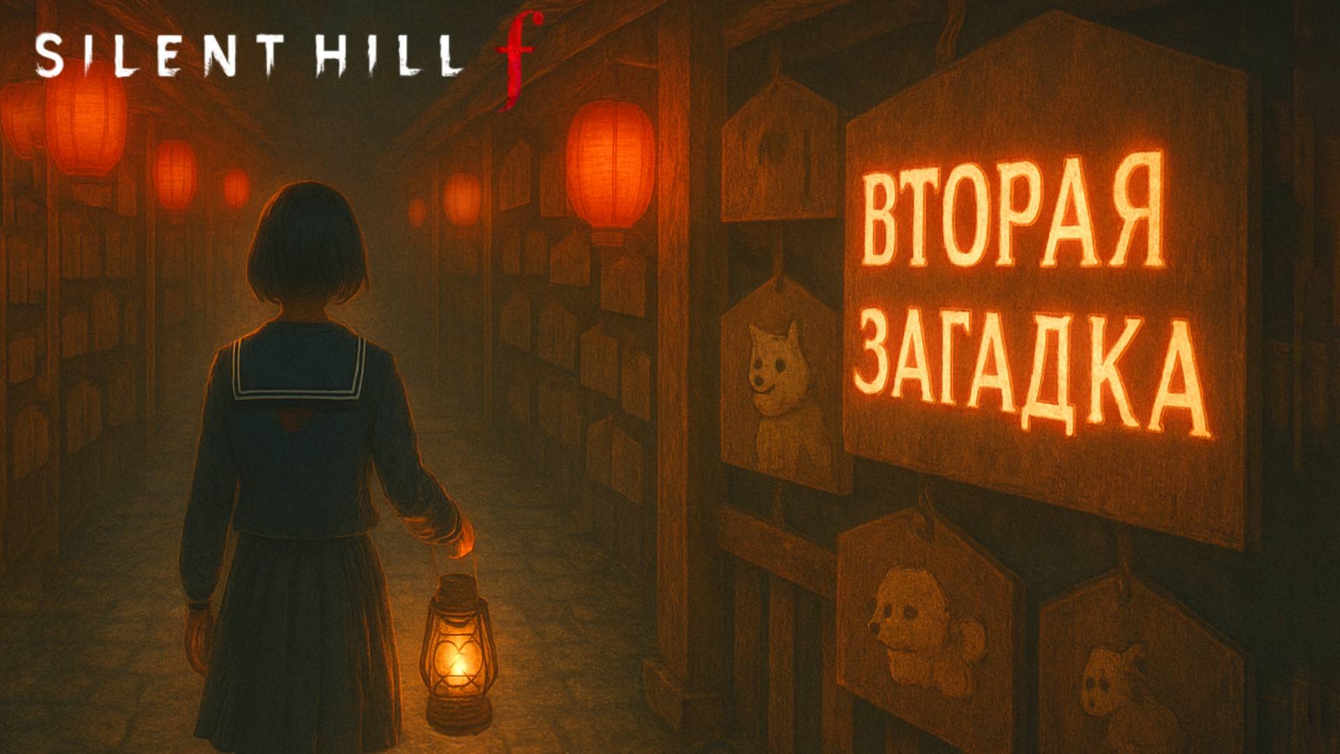 Silent Hill f ЗАГАДКА СВЯТИЛИЩА ТАБЛИЧКИ ЭМА и НАПЛЕЧНАЯ СУМКА прохождение #3 Сайлент Хилл Ф смотреть онлайн
