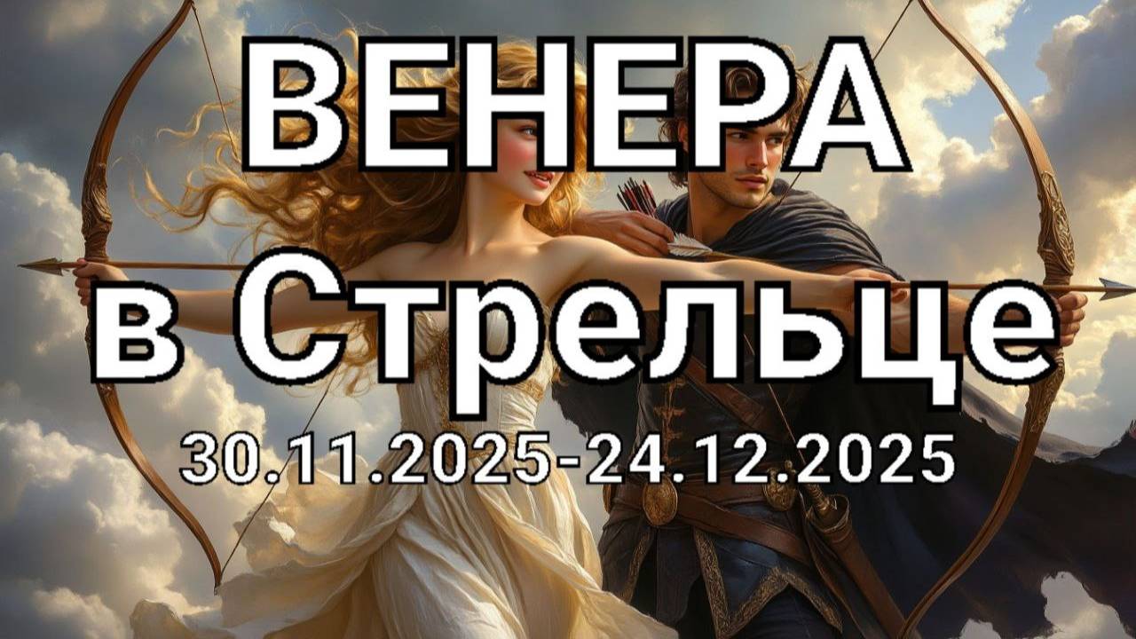 Венера в Стрельце. Общий астропрогноз смотреть онлайн