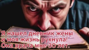 Я нашел дневник жены и моя жизнь рухнула! Она врала мне 30 лет.