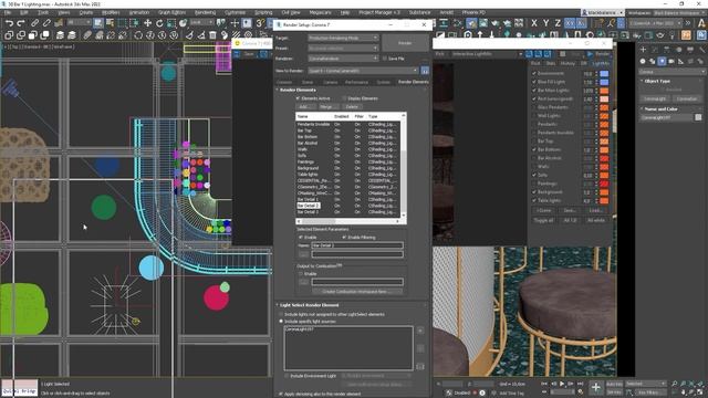 6_18 - Bar Detail View 1 - Setting Up The Lighting