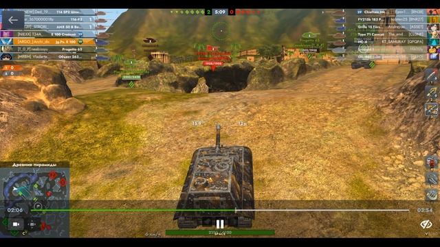 Jg.Pz. E 100, Древние пирамиды, 10.09.2025 00-50, Рейтинговый, встречный