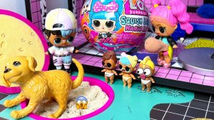 КАПРИЗНЫЕ МАЛЫШИ👶 ОСТАЛИСЬ БЕЗ ПЕСОЧНИЦЫ🐶 куклы ЛОЛ  СМЕШНЫЕ мультики Даринелка