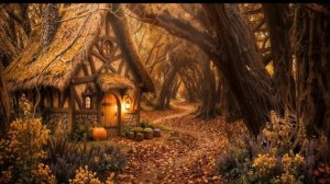 Уютный Ведьмин домик - Расслабляющая музыка и осеняя атмосфера, музыка ведьминого леса