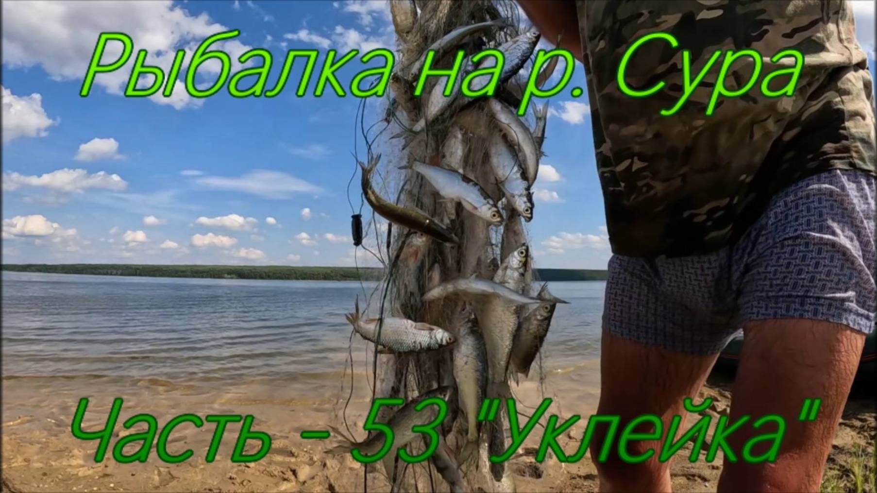 Рыбалка на р. Сура. Часть - 53. "Уклейка". смотреть онлайн