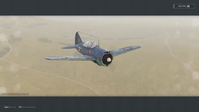 World of Warplanes, War Planes, Самолёты онлайн F2A-1 ( 1 ) ( США ) смотреть онлайн