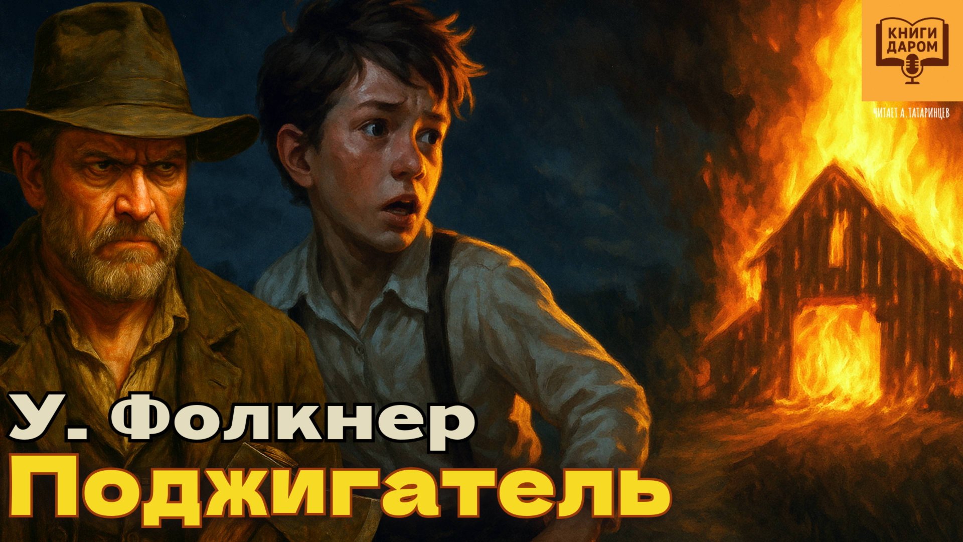 УИЛЬЯМ ФОЛКНЕР. «ПОДЖИГАТЕЛЬ». КНИГИ ДАРОМ смотреть онлайн