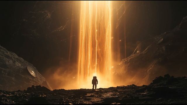 Liquid Light Planet 🌠 2-Hour Ethereal Ambience ｜ Upside-Down Waterfalls ｜ Vertical Radiance