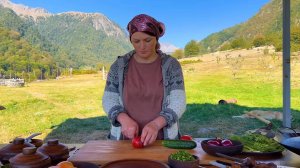 Ужин   из печени, легких и сердца ягненка  Азербайджанская Кухня Деревенская Кухня  Рецепты