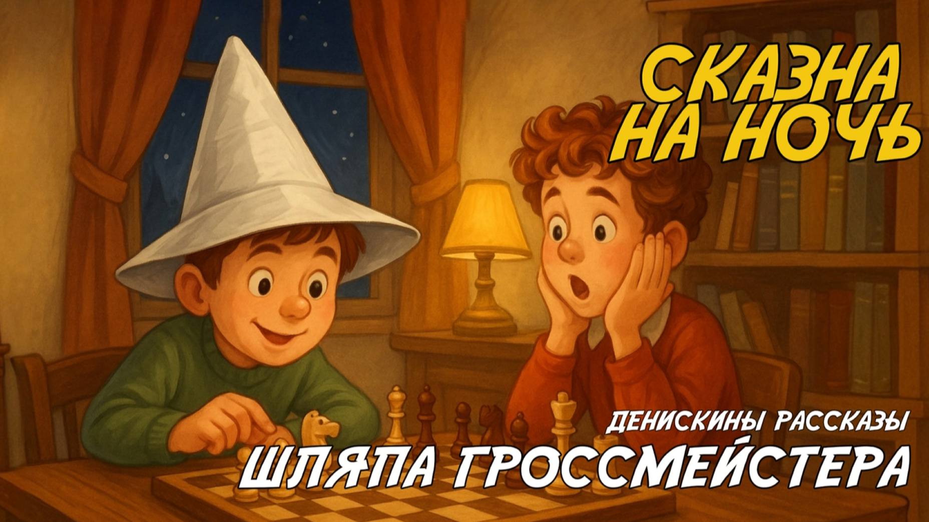 ШЛЯПА ГРОССМЕЙСТЕРА ДЕНИСКИННЫ РАССКАЗЫ СКАЗКА НА НОЧЬ ДЛЯ ДЕТЕЙ|АУДИОСКАЗКА ДЛЯ СНА