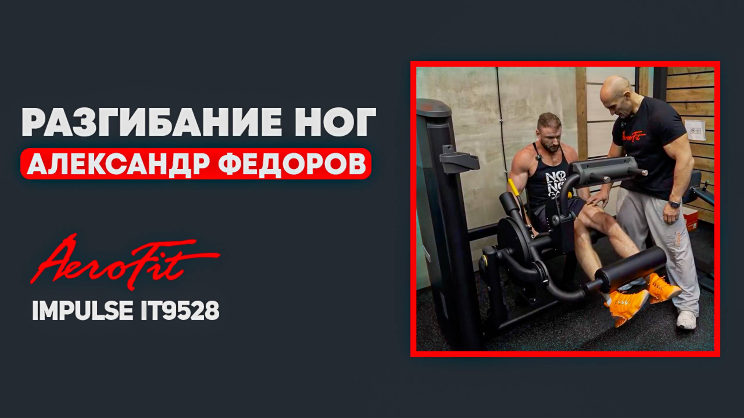 Разгибание ног по Технике Федорова Impulse IT9528 смотреть онлайн