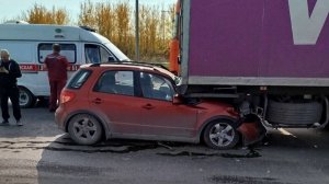 Женщина за рулём устроила ДТП в Ачинске "Инвалид по зрению"