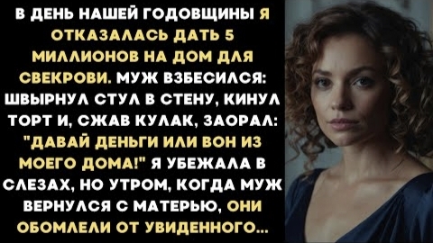 ИСТОРИИ ИЗ ЖИЗНИ/Давай деньги или вон из моего дома- крикнул муж/Рассказ жизненный смотреть онлайн