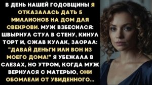 ИСТОРИИ ИЗ ЖИЗНИ/Давай деньги или вон из моего дома- крикнул муж/Рассказ жизненный