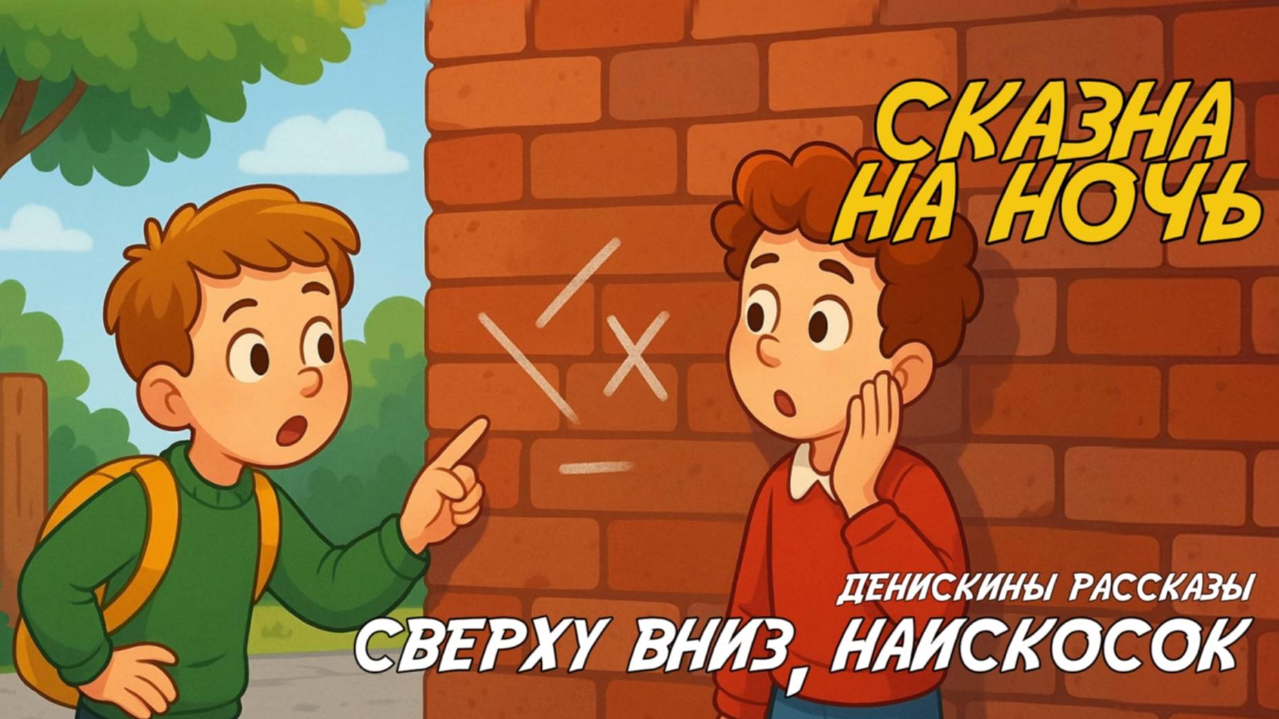 СВЕРХУ ВНИЗ,НАИСКОСОК ДЕНИСКИННЫ РАССКАЗЫ СКАЗКА НА НОЧЬ ДЛЯ ДЕТЕЙ|АУДИОСКАЗКА ДЛЯ СНА