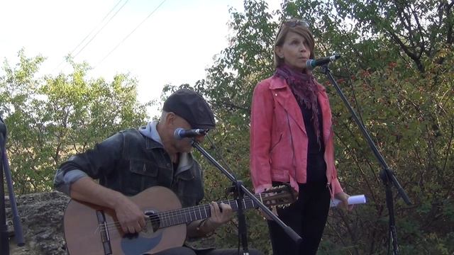 Виктория и Анатолий Бражник на фестивале "Малахов Камень - 24" (Недвиговка, 13.09.2025 г.)