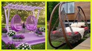 Садовые качели и гамаки для дачи: отдых по-царски 🌳