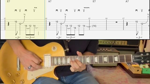 Blues Licks in E (tab) смотреть онлайн