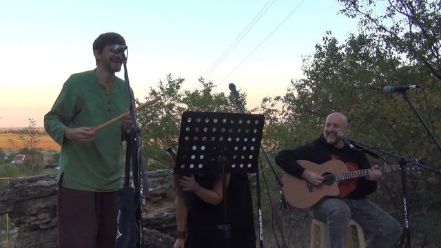 Людмила Дымкова, Андрей-Амрис Пономаренко и Станислав Загний на фестивале "Малахов Камень - 24"