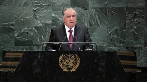 Эмомали Рахмон выступил на Генассамблее ООН
