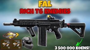 ФАЛ ПРОТИВ БОГАТОГО ПРОТИВНИКА Т6 НА АРСЕНАЛЕ В ПРОРЫВЕ НА АРЕНУ