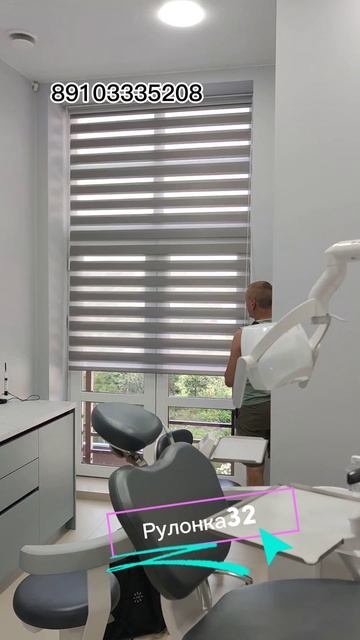 Рулонные шторы зебра