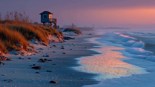 Relaxing Beach Chillout Music ~ Sunset Vibes & Deep Forest Sounds for Sleep