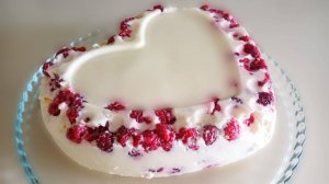 Сметанный кето торт с малиной без духовки. Рецепт низкоуглеводного торта!