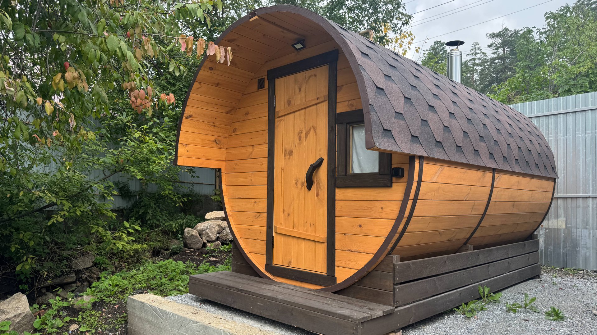 Баня бочка - обзор