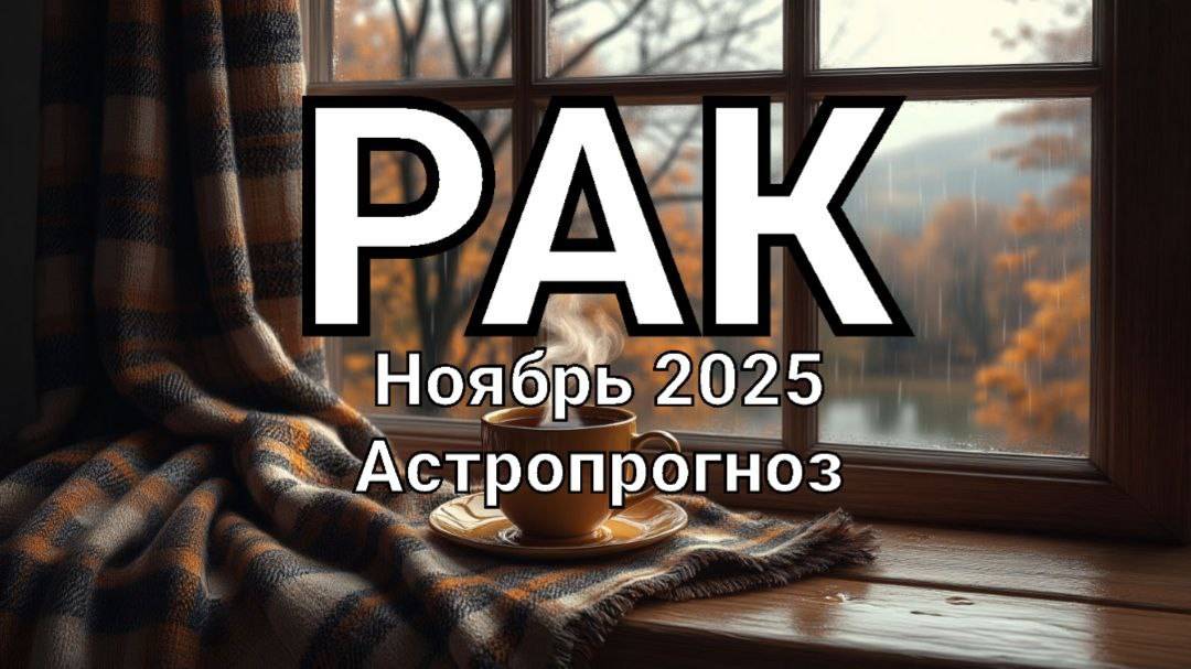 РАК. Ноябрь 2025 год. Астропрогноз смотреть онлайн