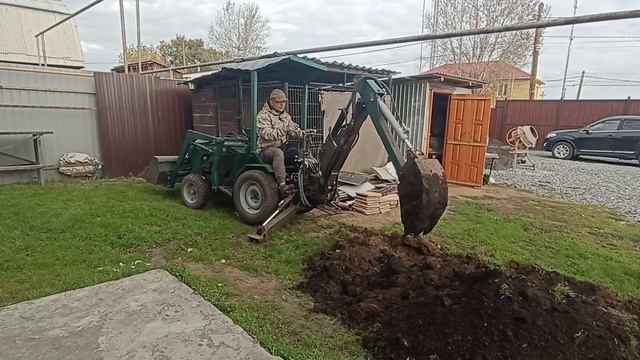 экскаватор погрузчик своими руками. смотреть онлайн
