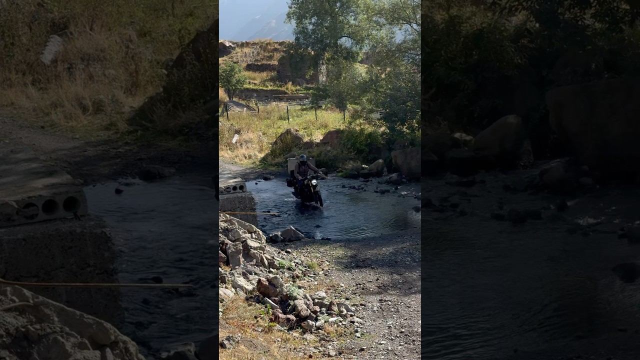 Небольшой брод #royalenfield #bear650 смотреть онлайн