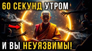Тибетский Щит Монаха ✅ Утренняя Практика на 1 Минуту, Которая Делает Вас Невидимым для зла 🥰