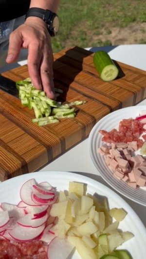 Окрошка на березовом квасе