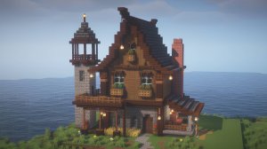 КРАСИВЫЙ СРЕДНЕВЕКОВЫЙ ДОМ В МАЙНКРАФТ!