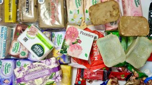 распаковка мыла. асмр. unpacking soap