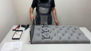 Видеоинструкция по сборке мягкой настенной вешалки с полкой ВН-2