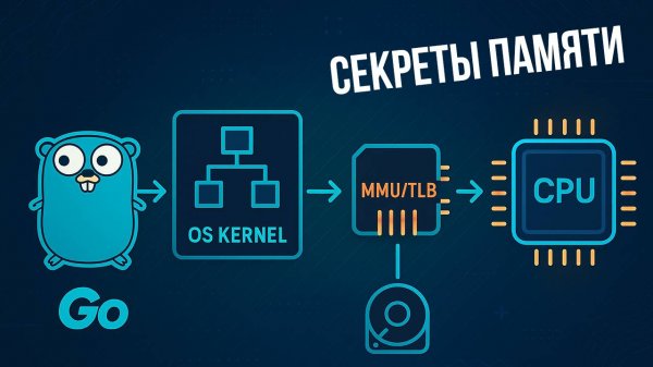 Оперативная, виртуальная и внешняя память: от железа, дисков и ядра ОС до Go | Полный разбор