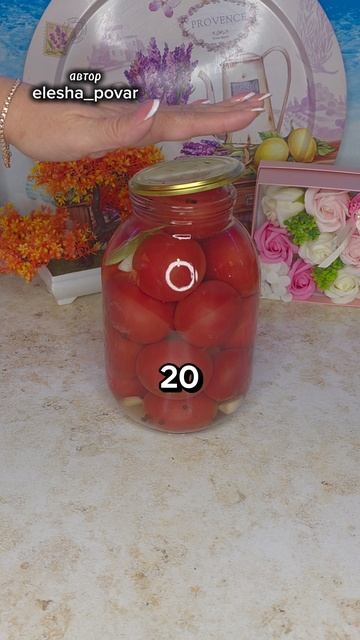 Маринованные сладенькие помидоры с чесноком лавровым листом и перцем на зиму смотреть онлайн