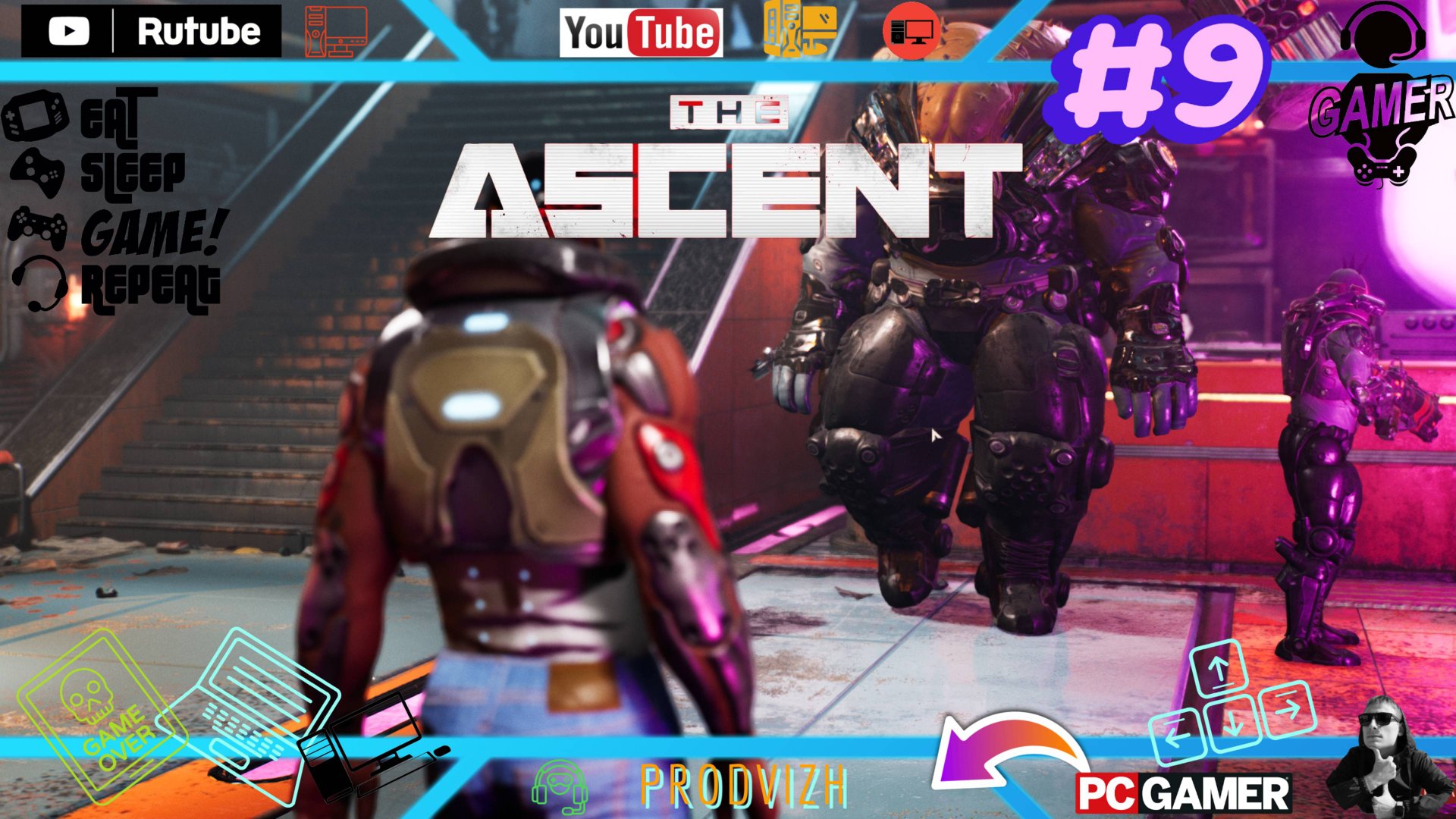 ►Прохождение The Ascent #9 - Лане и лаборатория РЕДМАТ [4К]