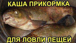 Каша прикормка для ловли леща летом в июне