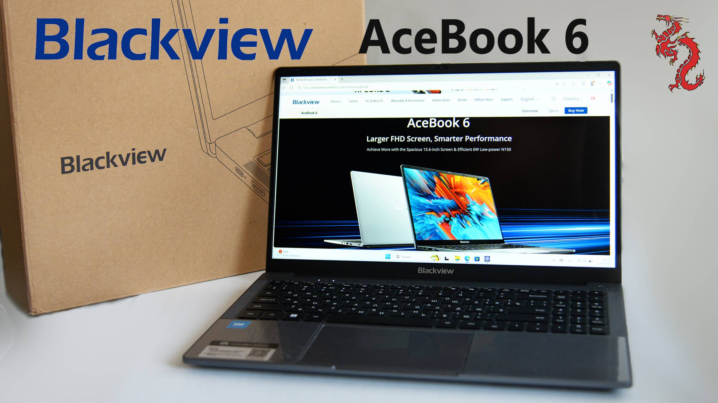 Blackview Acebook 6 //Доступный ноутбук на N150 с 16/512гб за 18000р смотреть онлайн