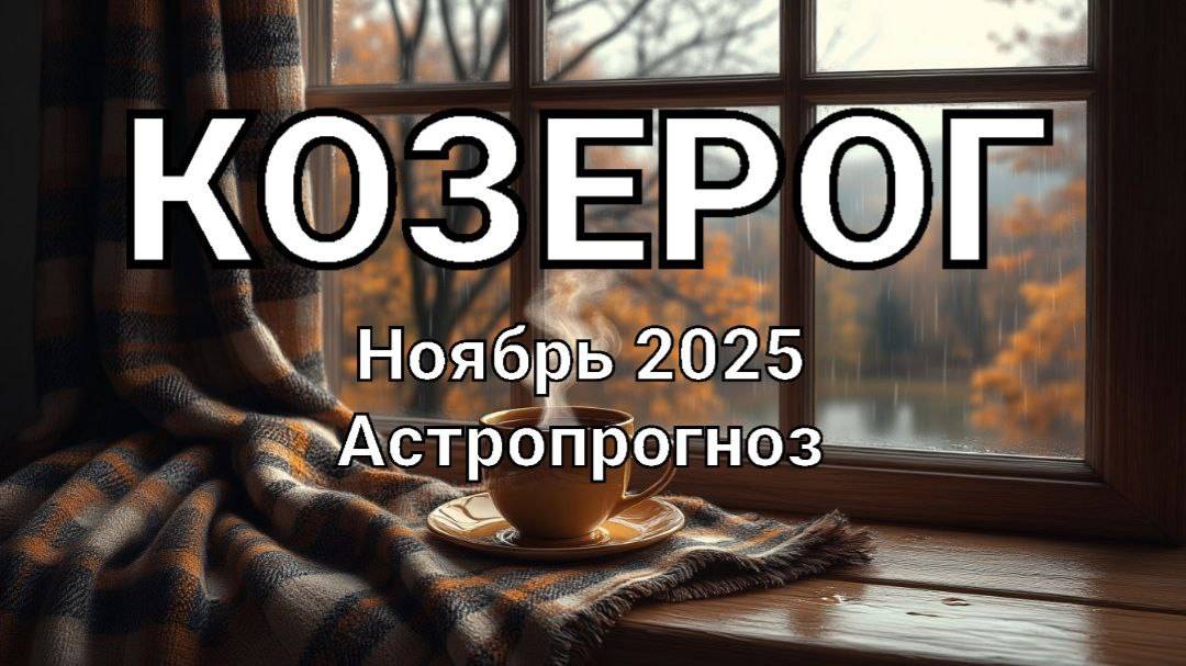 КОЗЕРОГ. Ноябрь 2025 год. Астропрогноз смотреть онлайн