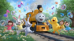 ПОЕЗД ТУ ТУ ТАНЦУЕМ И ПОЁМ С ПАРОВОЗИКОМ  ПЕСЕНКА ДЛЯ  ДЕТЕЙ